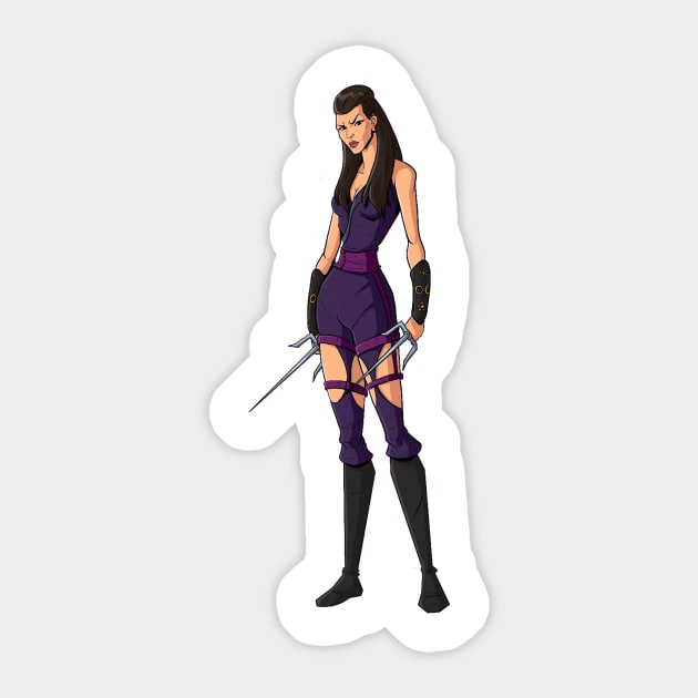 mileena Sticker by dubcarnage